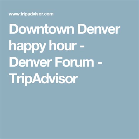 tripadvisor denver|tripadvisor denver forum.